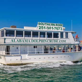 a large boat in a body of water